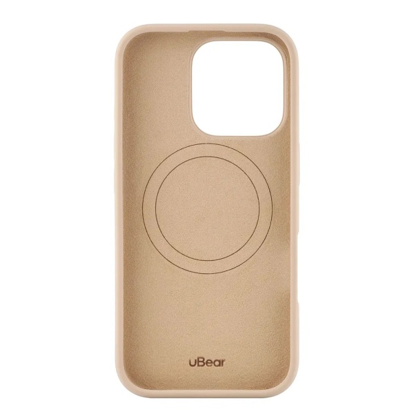 Чехол защитный uBear Touch Mag Case для iPhone 16 Pro Max. Цвет: латте