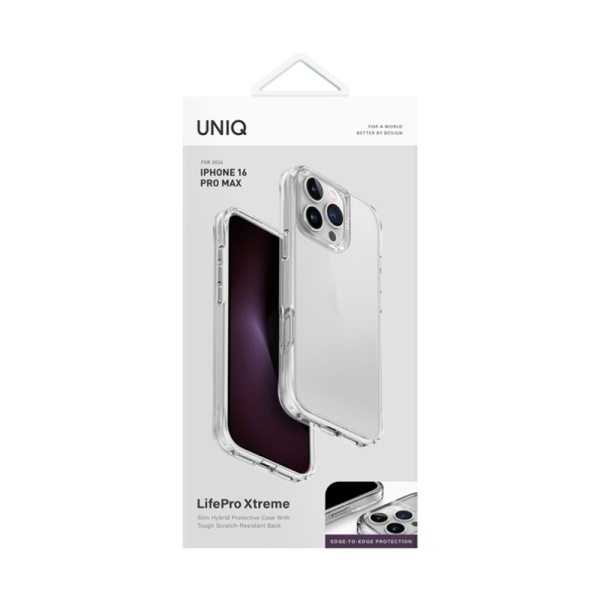 Чехол Uniq Lifepro Xtreme для iPhone 16 Pro Max. Цвет: прозрачный