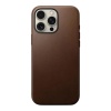 Чехол защитный Nomad Modern Leather case для iPhone 16 Pro Max. Цвет: коричневый