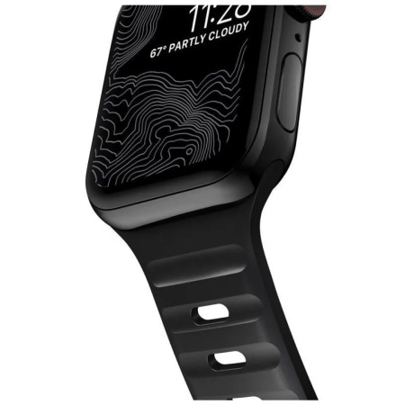 Ремешок Nomad Sport Strap M/L для Apple Watch 42/44/45/49мм. Цвет: черный