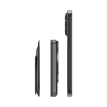 Портативный аккумулятор EnergEA MagWallet CARD,5000mA, 15W, Type-C 20W, with Card slots. Цвет:черный