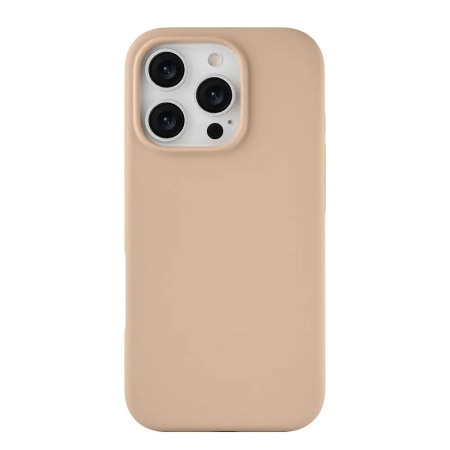 Чехол защитный uBear Touch Mag Case для iPhone 16 Pro. Цвет: латте