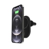 Автомобильный держатель Belkin BoostCharge Wireless Magnetic Car Phone Holder. Цвет: черный