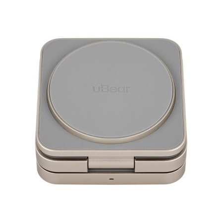 Беспроводное зарядное устройство uBear Balance 3 в 1, MagSafe, 15W. Цвет: титан