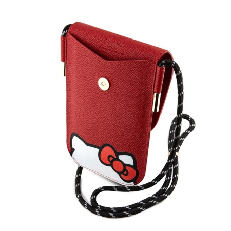 Сумка Hello Kitty Wallet Bag PU Grained leather Hidden Kitty with Cord для iPhone. Цвет: красный