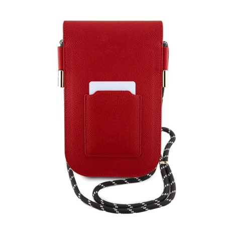 Сумка Hello Kitty Wallet Bag PU Grained leather Hidden Kitty with Cord для iPhone. Цвет: красный