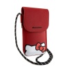 Сумка Hello Kitty Wallet Bag PU Grained leather Hidden Kitty with Cord для iPhone. Цвет: красный