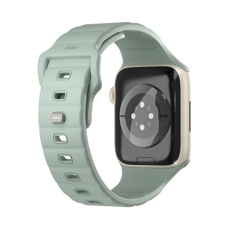 Ремешок силиконовый Uniq Stride FKM для Apple Watch 41мм/40мм/38мм. Цвет: зеленый