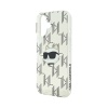 Чехол Lagerfeld PC/TPU Monogram NFT Choupette Head для iPhone 16. Цвет: прозрачный