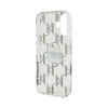 Чехол Lagerfeld PC/TPU Monogram NFT Choupette Head для iPhone 16. Цвет: прозрачный