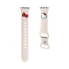 Ремешок силиконовый Hello Kitty Liquid silicon Kitty Head для Apple Watch 38мм/40мм. Цвет: бежевый