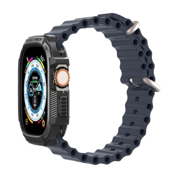 Чехол Spigen Rugged Armor Pro для Apple Watch Ultra 49мм. Цвет: черный