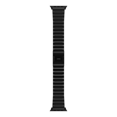 Ремешок из стали Uniq Strova MAG Strap Link Steel для Apple Watch 42/44/45/49мм. Цвет: черный