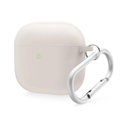 Чехол Elago Liquid Hang case для AirPods 4, силикон. Цвет: серый