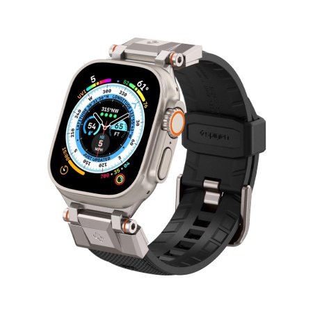 Ремешок SPIGEN DURAPRO ARMOR для Apple Watch 42/44/45/49мм. Цвет: черный