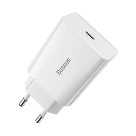 Адаптер питания Baseus Speed Mini USB-C 20W. Цвет: белый