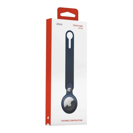 Чехол силиконовый Ubear Touch Case для AirTag. Цвет: темно-синий