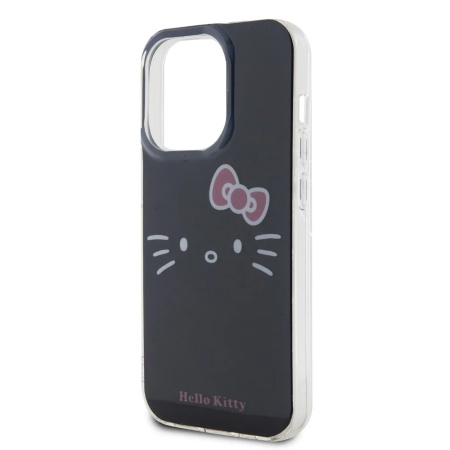 Чехол Hello Kitty PC/TPU Kitty Face для iPhone 15 Pro Max. Цвет: черный