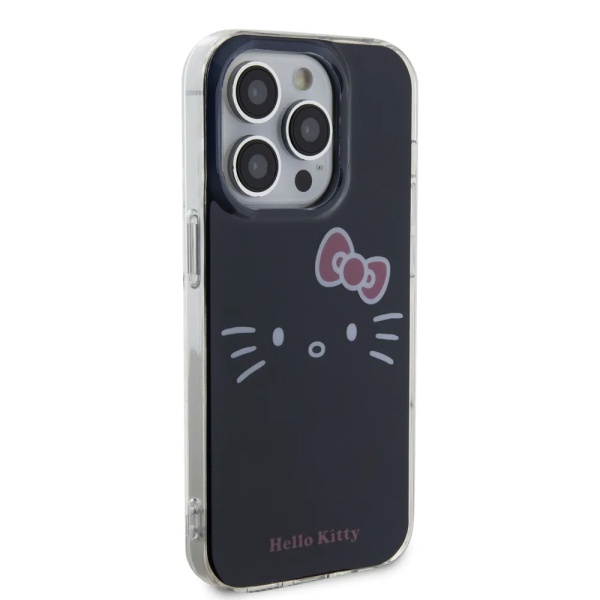 Чехол Hello Kitty PC/TPU Kitty Face для iPhone 15 Pro Max. Цвет: черный