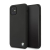 Чехол BMW для iPhone 11 Signature Liquid silicone. Цвет: черный