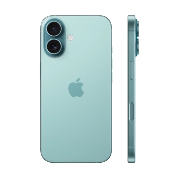 Смартфон Apple iPhone 16 256 ГБ (nano-SIM + eSIM). Цвет: бирюзовый