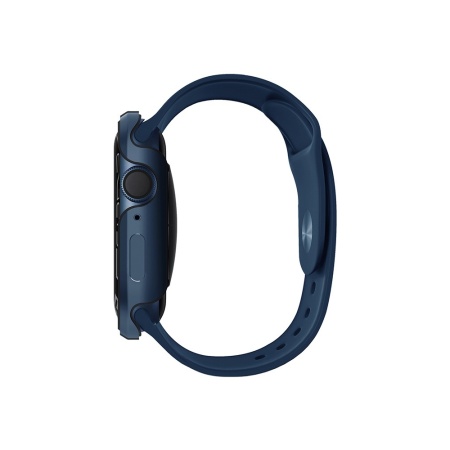 Чехол алюминиевый Uniq Valencia aluminium для Apple Watch 41мм. Цвет: синий