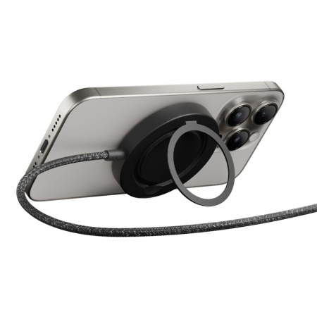 Беспроводное з/у Native Union SnapStand Magnetic Wireless Charger, MagSafe, 15W. Цвет: черный