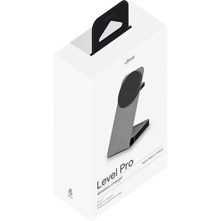 Беспроводное зарядное устройство uBear Level Pro 3 в 1 стандарта Qi, MagSafe, 25W. Цвет: серый