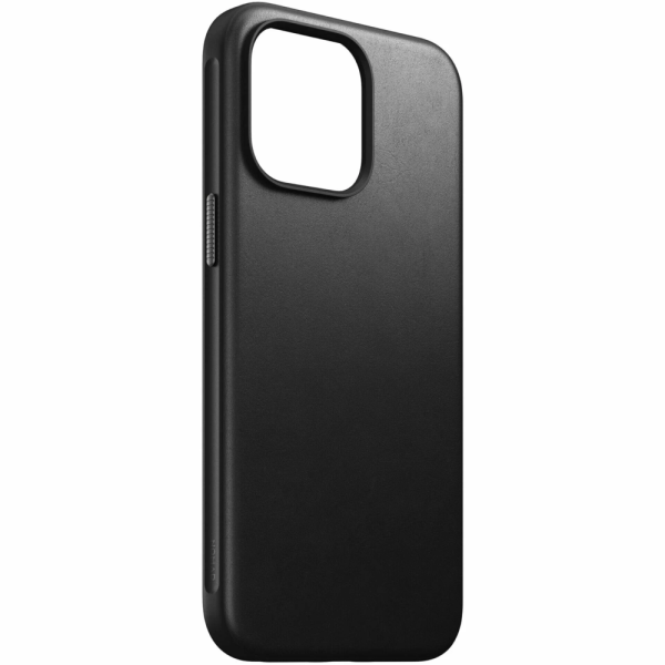 Чехол Nomad Modern Leather Case для iPhone 15 Pro Max, кожаный. Цвет: черный