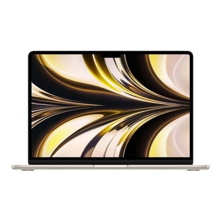 Ноутбук Apple MacBook Air 13" (M2, 2022), 16 ГБ / 256 ГБ SSD Цвет: "Сияющая звезда"