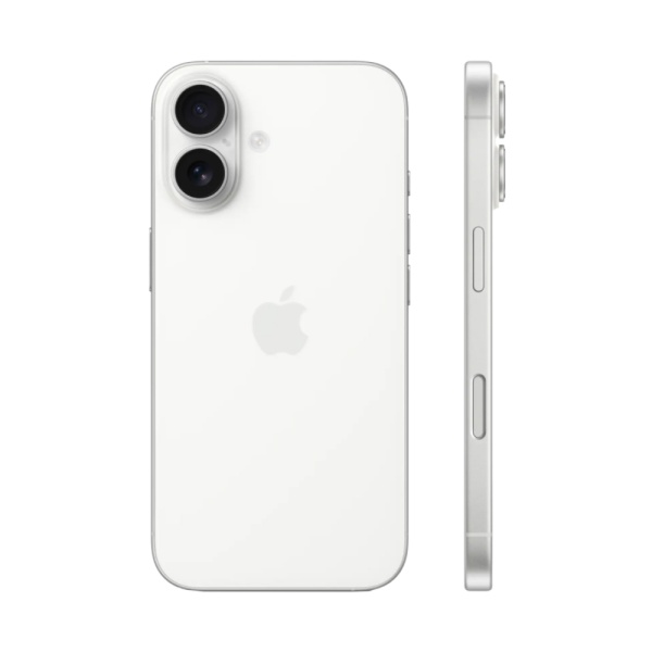 Смартфон Apple iPhone 16 128 ГБ (nano-SIM + eSIM). Цвет: белый