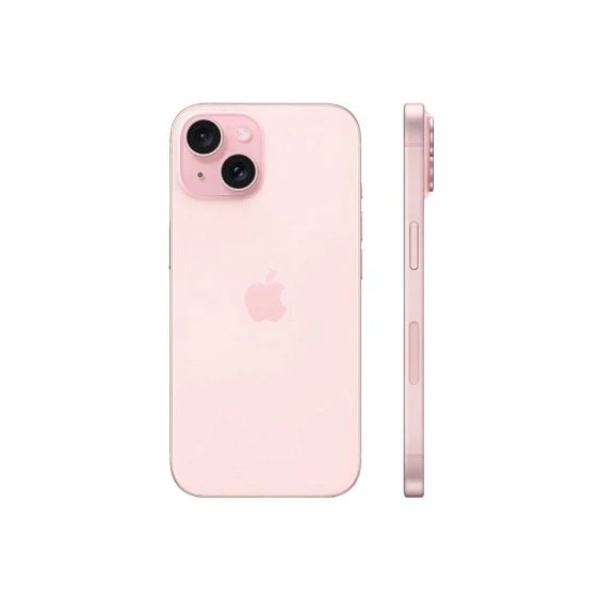 Смартфон Apple iPhone 15 128 ГБ (nano-SIM + eSim). Цвет: розовый