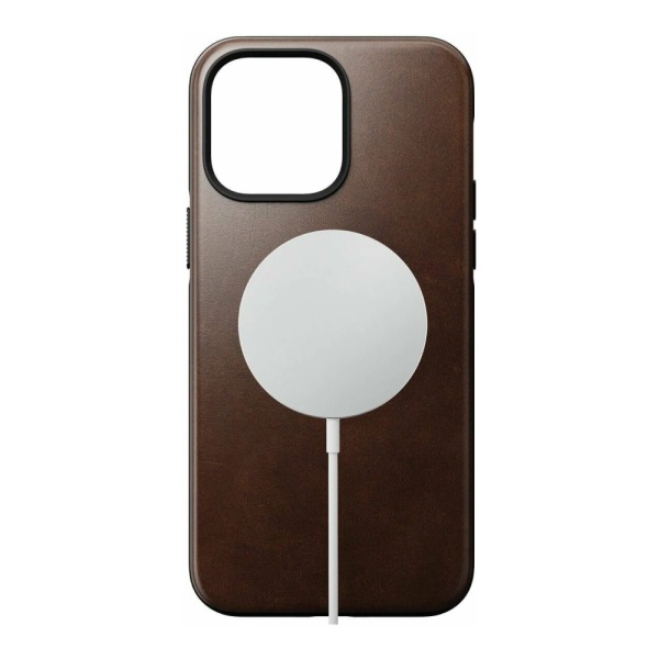 Чехол Nomad Modern Leather MagSafe Case для iPhone 14 Pro Max. Цвет: коричневый