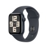 Apple Watch SE (2024), 40мм, корпус из алюминия цвета "Тёмная ночь", Спортивный ремешок (S/M)