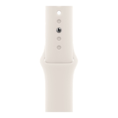 Apple Watch SE (2024), 40мм, корпус из алюминия цвета "Сияющая звезда", Спортивный ремешок (S/M)