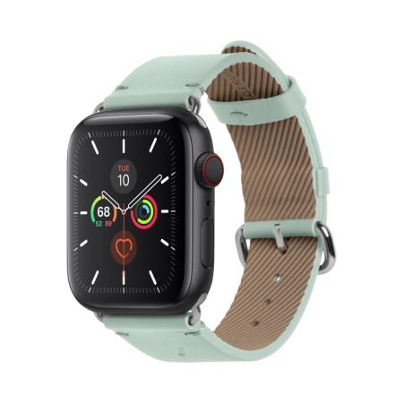 Ремешок кожаный Native Union для Apple Watch 42/44/45мм. Цвет: зеленый