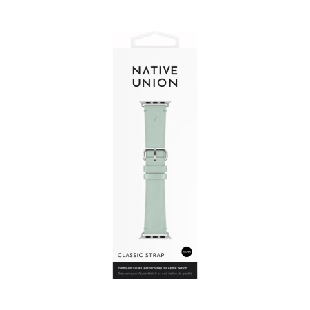 Ремешок кожаный Native Union для Apple Watch 42/44/45мм. Цвет: зеленый