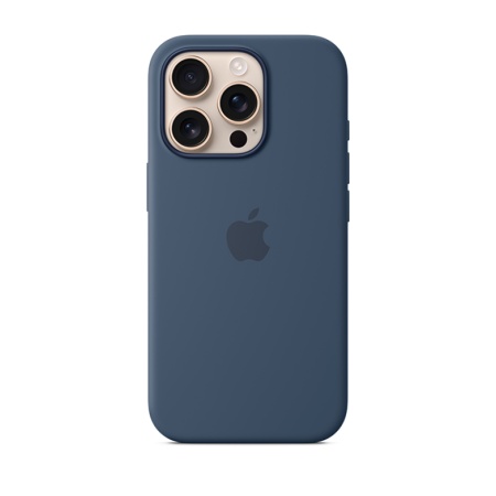 Силиконовый чехол Apple для iPhone 16 Pro Silicone Case with MagSafe - Denim