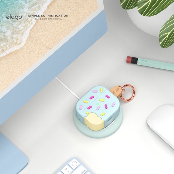 Чехол Elago Unique Ice Cream Hang case для AirPods 3. Цвет: мятный