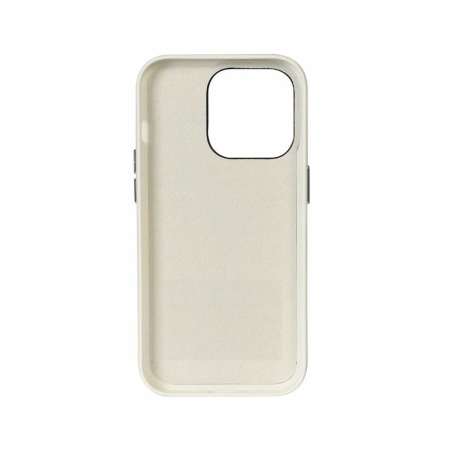 Чехол K-DOO Noble Collection Magsafe для iPhone 14 Pro Max, кожа. Цвет: белый
