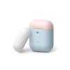 Чехол Elago для AirPods wireless, силикон, DUO Pastel Blue с крышками Pink и White