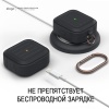 Чехол Elago Armor Silicone hang case для AirPods 3 с карабином. Цвет: черный