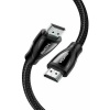 Кабель UGREEN HD140 HDMI 2.1 Male To Male Cable 8K Braided Cable, 3 м. Цвет: чёрный