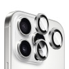 Защитное стекло BlueO Camera lens SAPPHIRE Alloy д/камеры iPhone 16 P/16 PM (3 шт.). Цвет: серебро