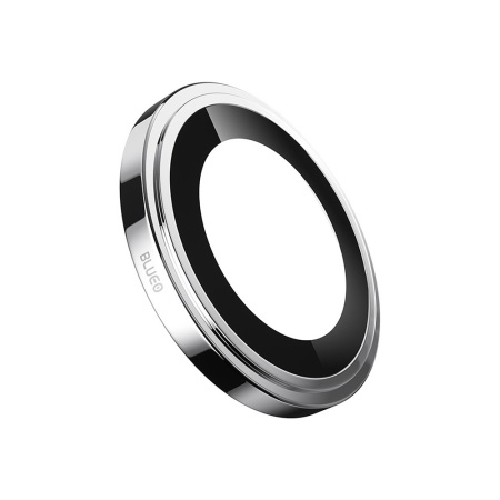 Защитное стекло BlueO Camera lens SAPPHIRE Alloy д/камеры iPhone 16 P/16 PM (3 шт.). Цвет: серебро