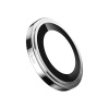Защитное стекло BlueO Camera lens SAPPHIRE Alloy д/камеры iPhone 16 P/16 PM (3 шт.). Цвет: серебро