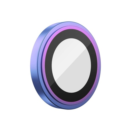 Защитное стекло BlueO Camera lens Armor metal д/камеры iPhone 14/14 Plus (2 шт.). Цвет: разноцветный