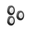 Защитное стекло BlueO Camera lens Armor metal д/камеры iPhone 14 Pro (3 шт.). Цвет: черный