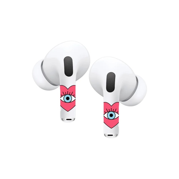 Наклейки VLP Easy Art для AirPods Pro/Pro2, eye-in-heart