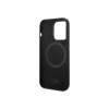 Чехол Lagerfeld для iPhone 14 Pro Max Liquid silicone NFT Choupette Hard (MagSafe). Цвет: черный